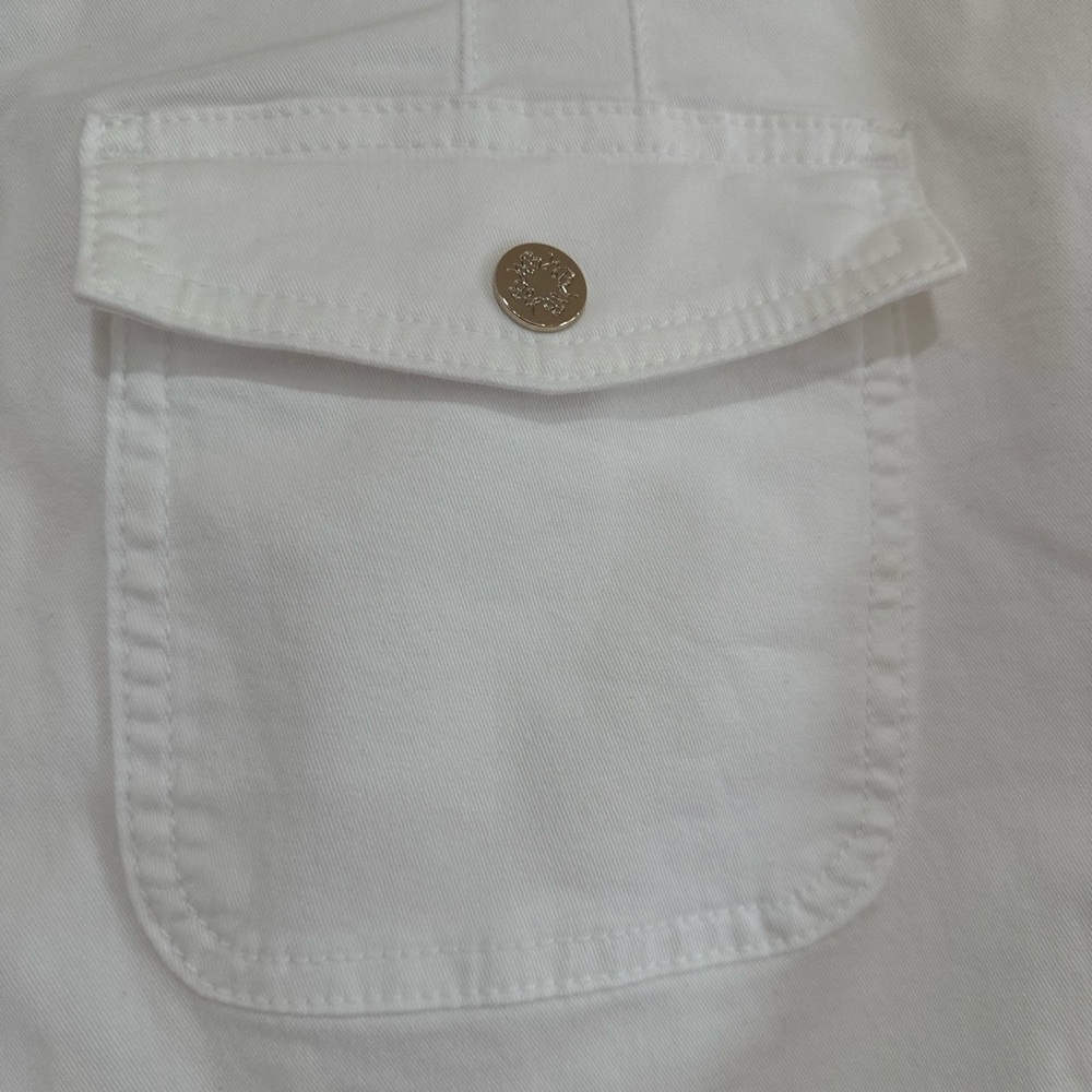 White House Black Market  White mid-rise size 6 straight cropped pants. NWT - Picture 5 of 16